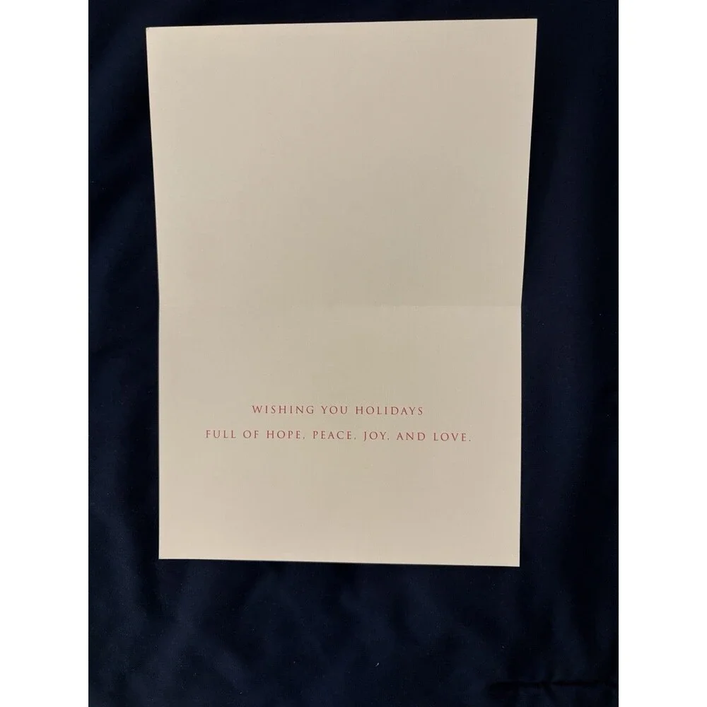 Seasons Greetings Card with White Envelope | Globe design | By Amnesty Intl